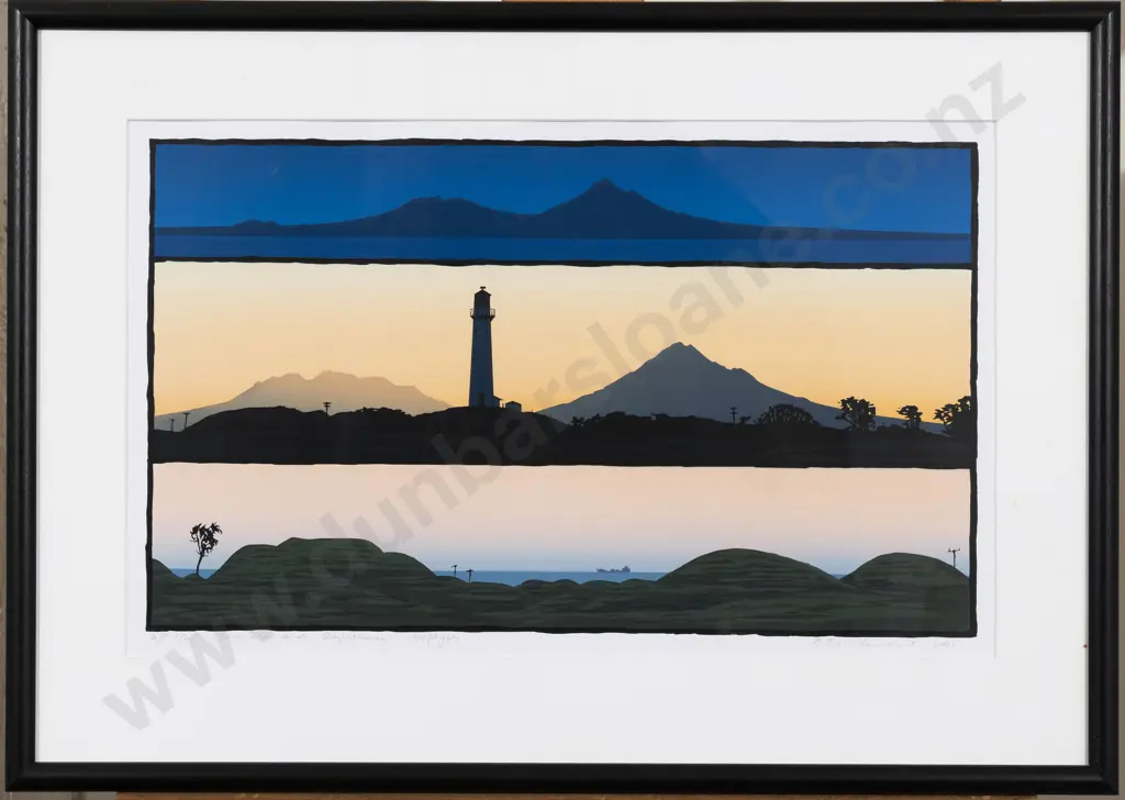 Peter Lambert - Taranaki and Lighthouse Image 1++