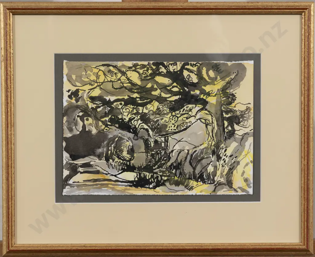 Unknown Artist - Oak Trees in May Image 1++