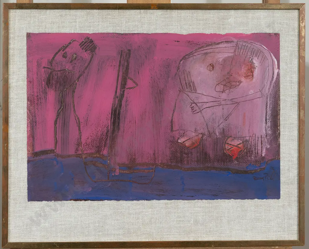 Fernando Ramos Prida (Mexican b 1937) - Octubre Y Los Silencios Image 1++