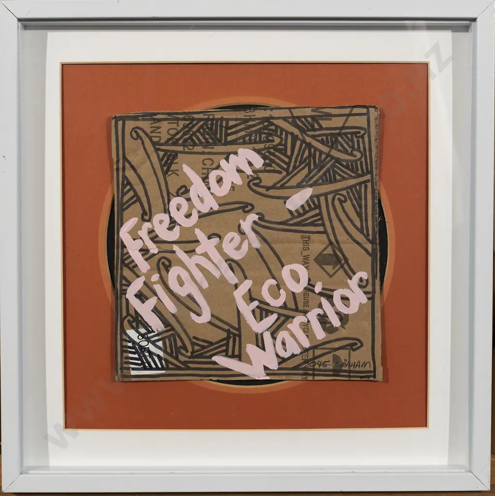 Charlotte Graham (b 1972) - Kaitiaki Picket 'Freedom Fighter Image 1++