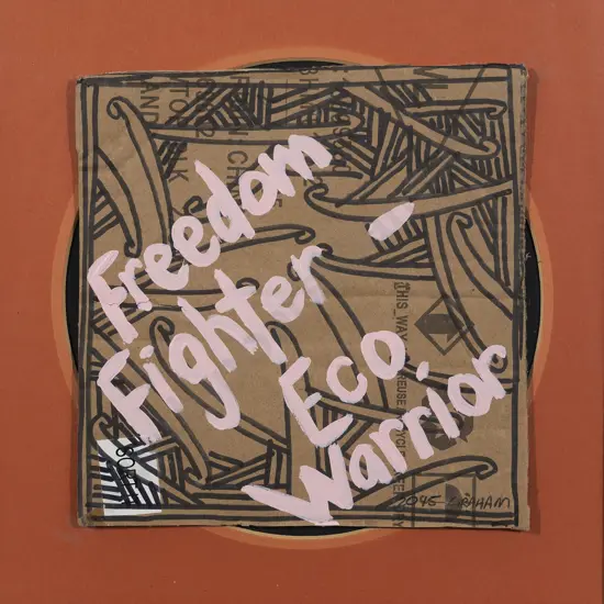 Charlotte Graham (b 1972) - Kaitiaki Picket 'Freedom Fighter