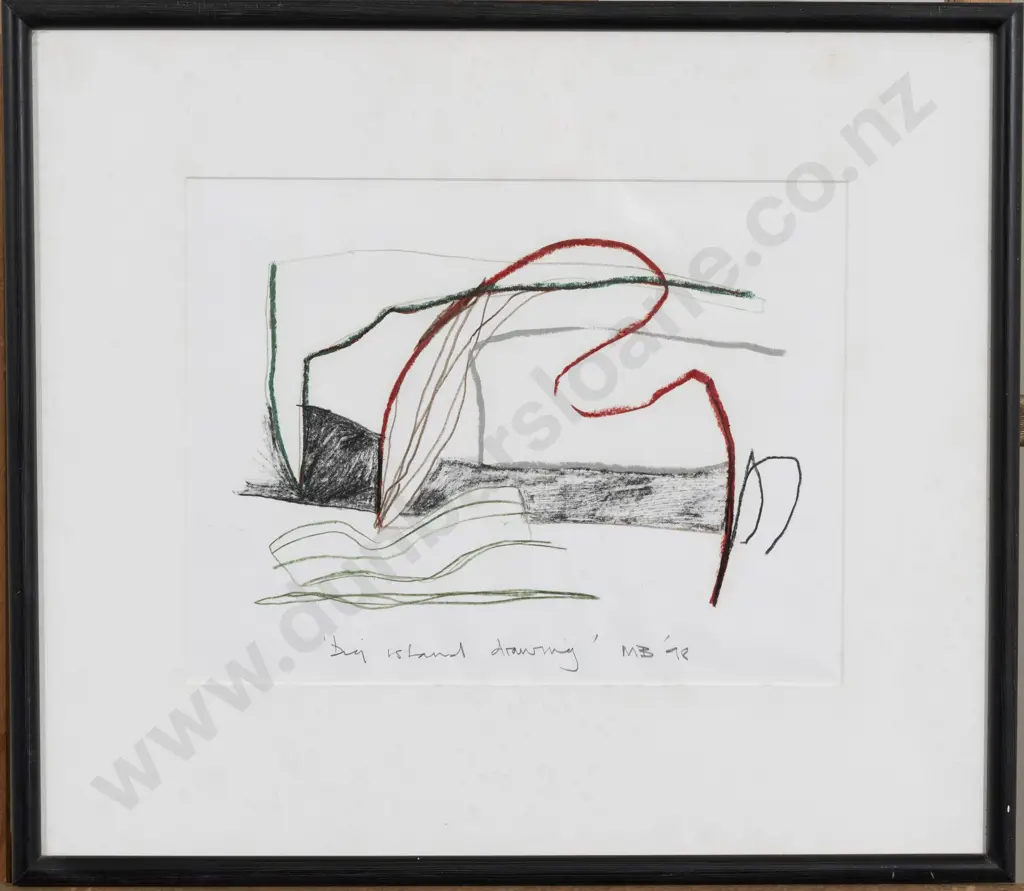 Malcolm Benham (b 1949) - 'Big Island Drawing' Image 1++