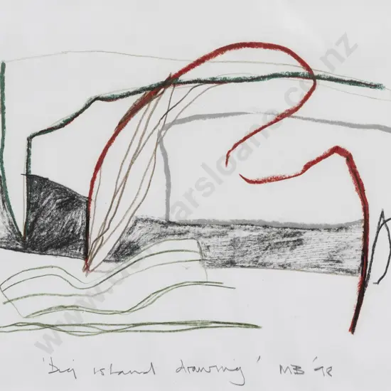 Malcolm Benham (b 1949) - 'Big Island Drawing'