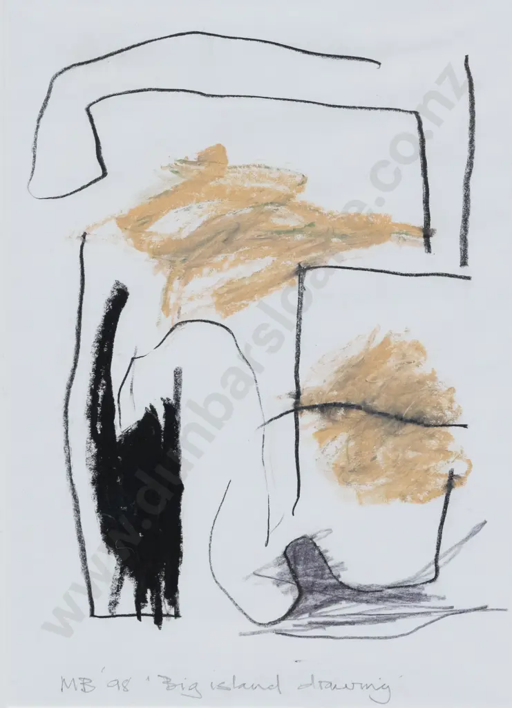 Malcolm Benham (b 1949) - 'Big Island Drawing' Image 1++