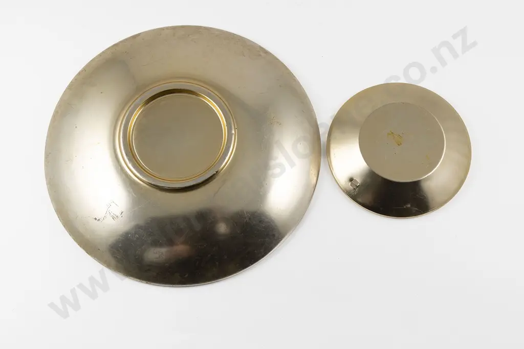 Two John Crichton Style Shallow Mosaic Tile Bowls Image 1++