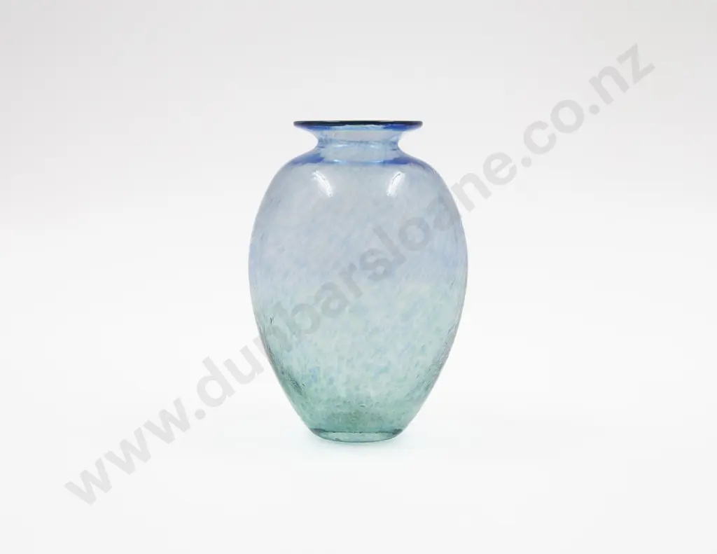 O & M Höglund Ovoid Glass Vase "Americas Cup" 2000 Image 1++