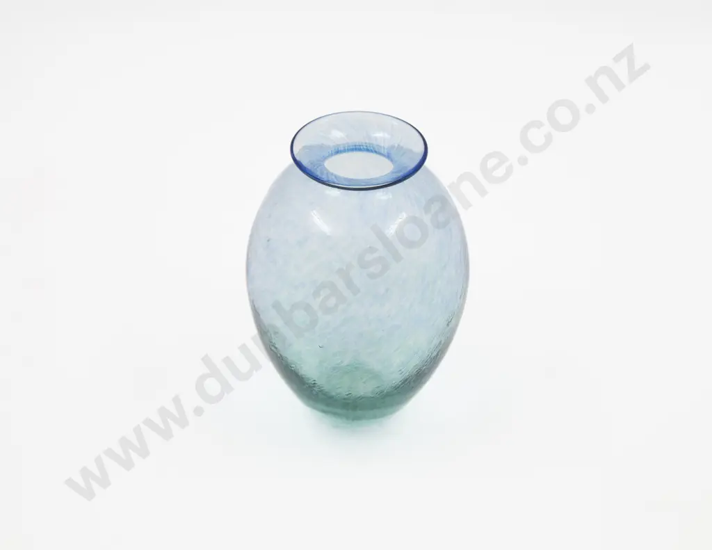 O & M Höglund Ovoid Glass Vase "Americas Cup" 2000 Image 1++