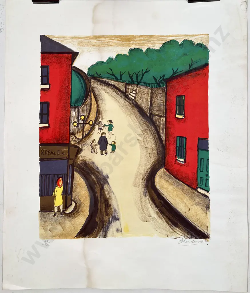 Alan Lowndes (British 1921 - 1978) - Doss House & Other Image 1++