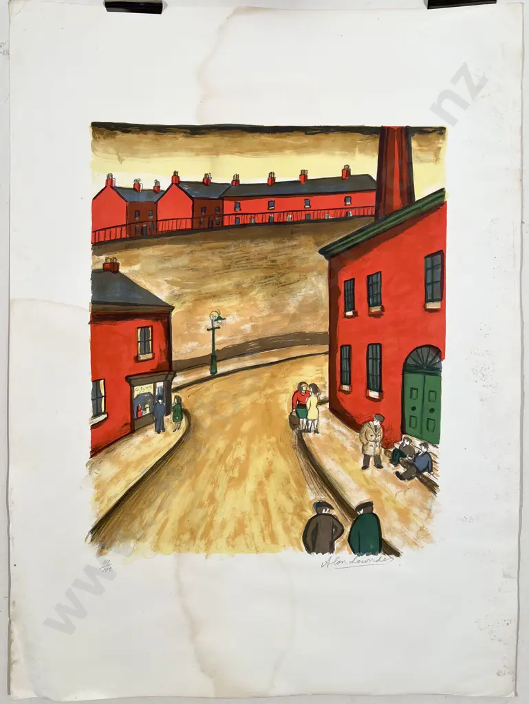 Alan Lowndes (British 1921 - 1978) - Doss House & Other Image 1++