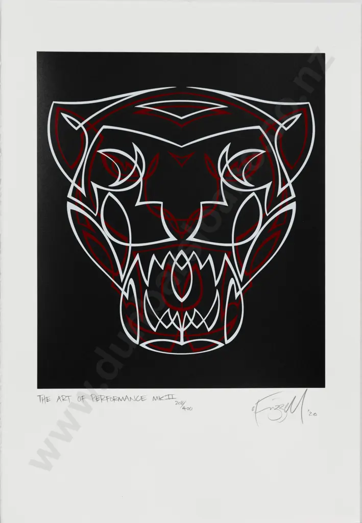 Otis Frizzell (b 1971) -  The Art of Performance MkII for Jaguar Image 1++