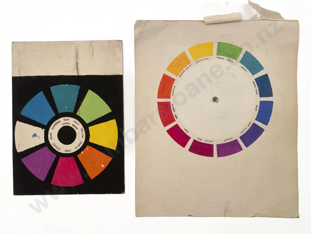 John Weeks (1888 - 1965) - Two Colour Wheels (unframed) Image 1++