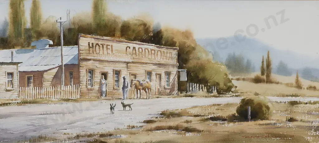Garrick Tremain (b1941) - Hotel Cardrona Image 1++