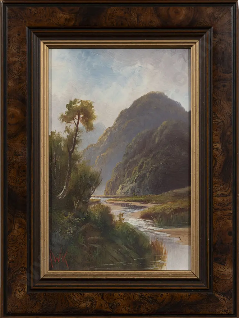 Henry William Kirkwood (1854 - 1925) - Maitai River Nelson Image 1++