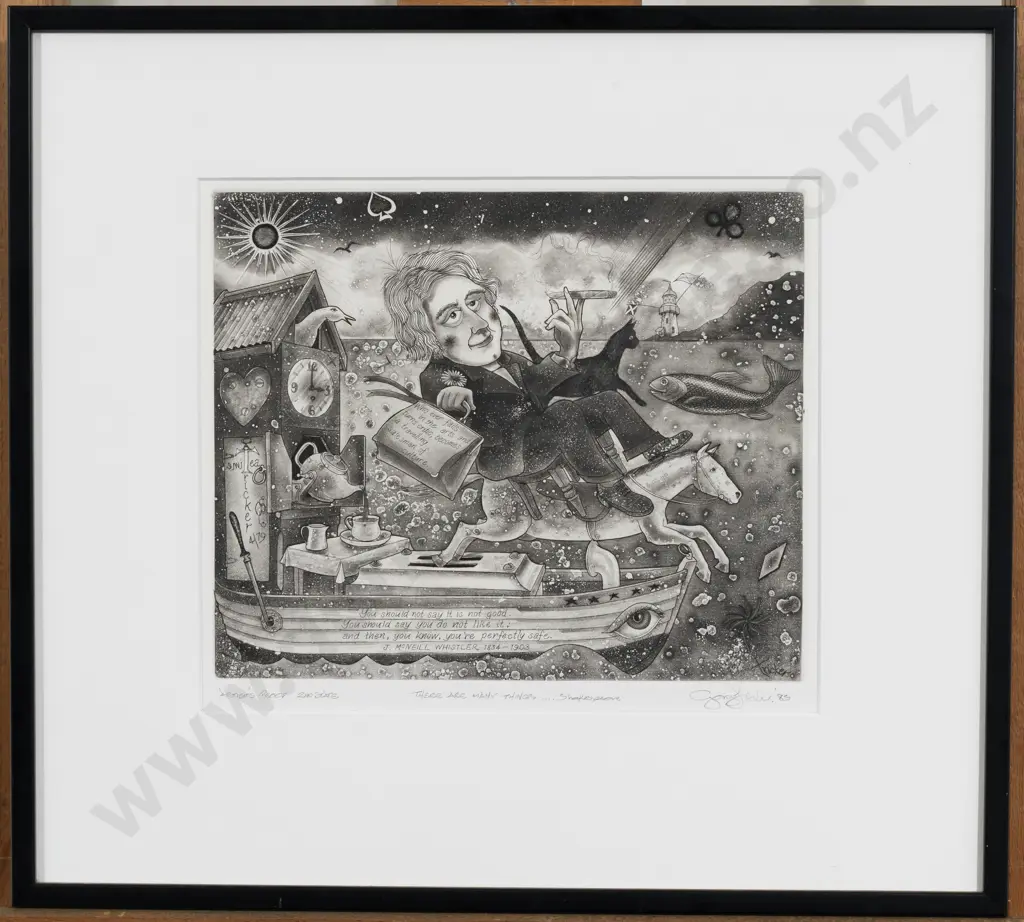Gary Tricker (1938 - 2021) - There Are Many Things - Shakespeare Image 1++