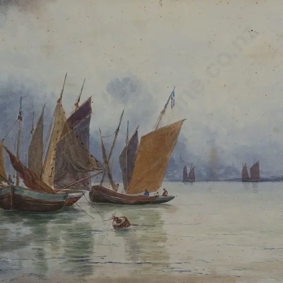 R W Vernon - Boats in Harbour