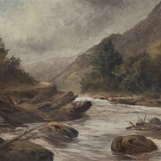J R Rollason (1856 - 1906) - Makina Gorge