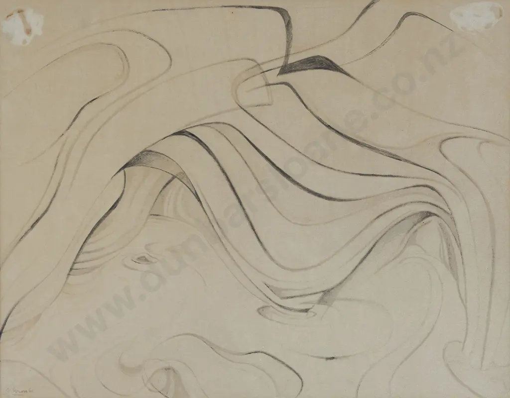Frank Gross (1908 - 1963) - Untitled (Abstract) Image 1++