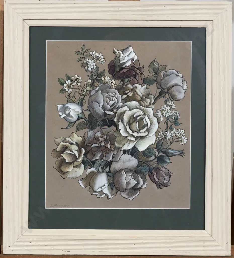 Elise Mourant (1921 - 1990) - Roses Image 1++