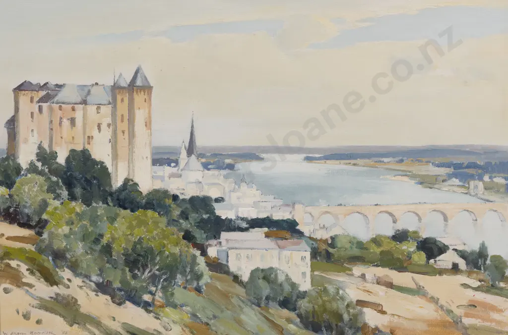 W Basil Honour (1897 - 1988) - Château de Saumur Image 1++