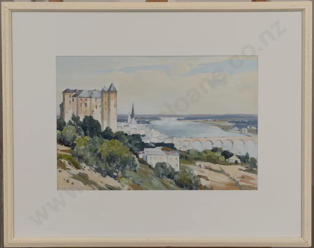 W Basil Honour (1897 - 1988) - Château de Saumur Image 1++