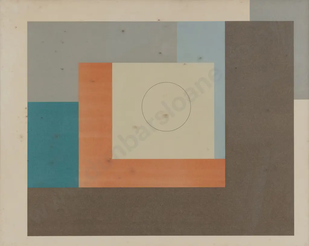 Ben Nicholson (1894 - 1982) - Abstract Composition Reproduction Print Image 1++