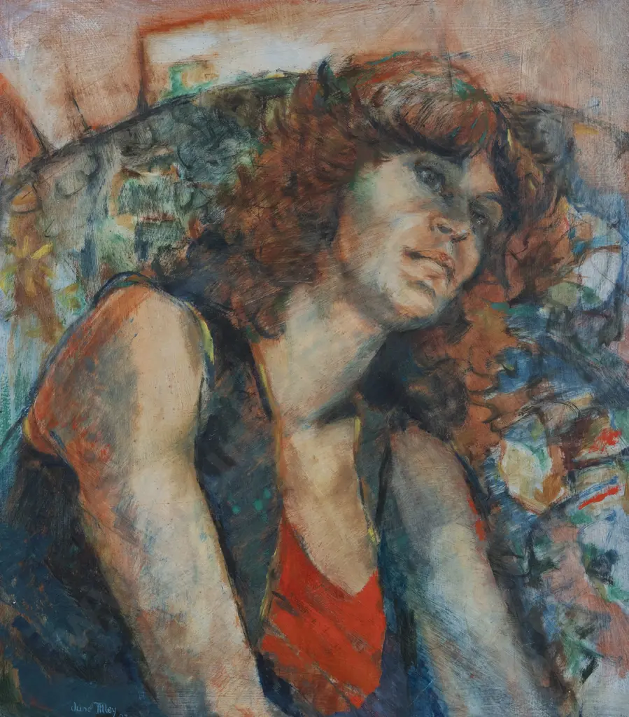 June Tilley - Untitled Portrait (unframed) Image 1++