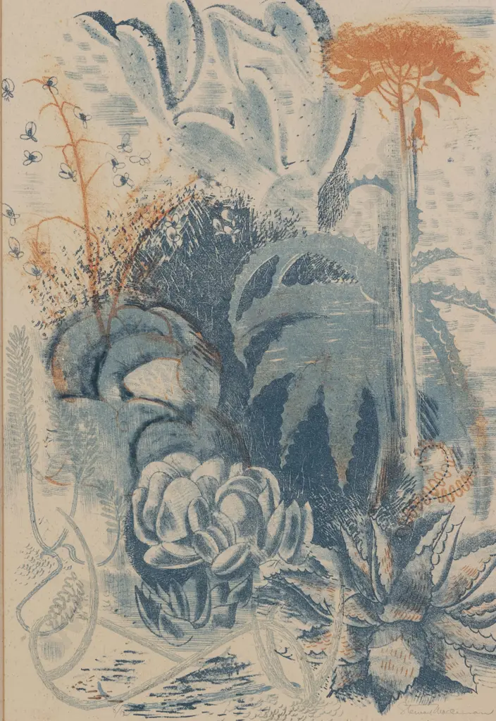 Stewart McLennan (1903-1973) - Succulents Image 1++