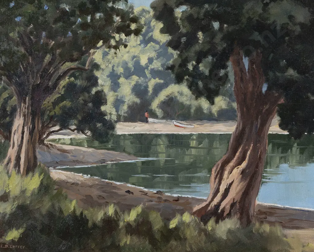 E B Lattey (1899 - 1986) - Bay of Plenty Image 1++