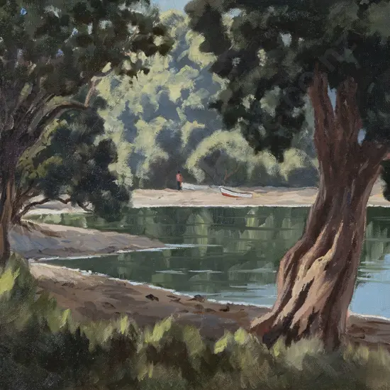 E B Lattey (1899 - 1986) - Bay of Plenty
