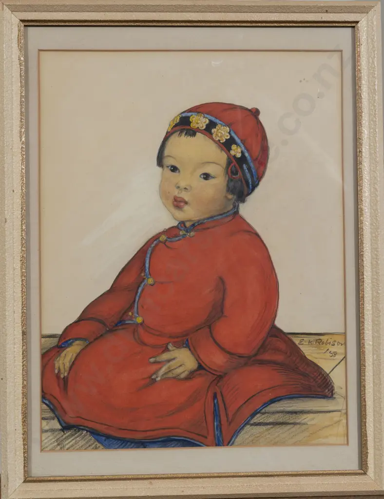 E K Robison (1879 - 1986) - Sing in Gala Dress Image 1++