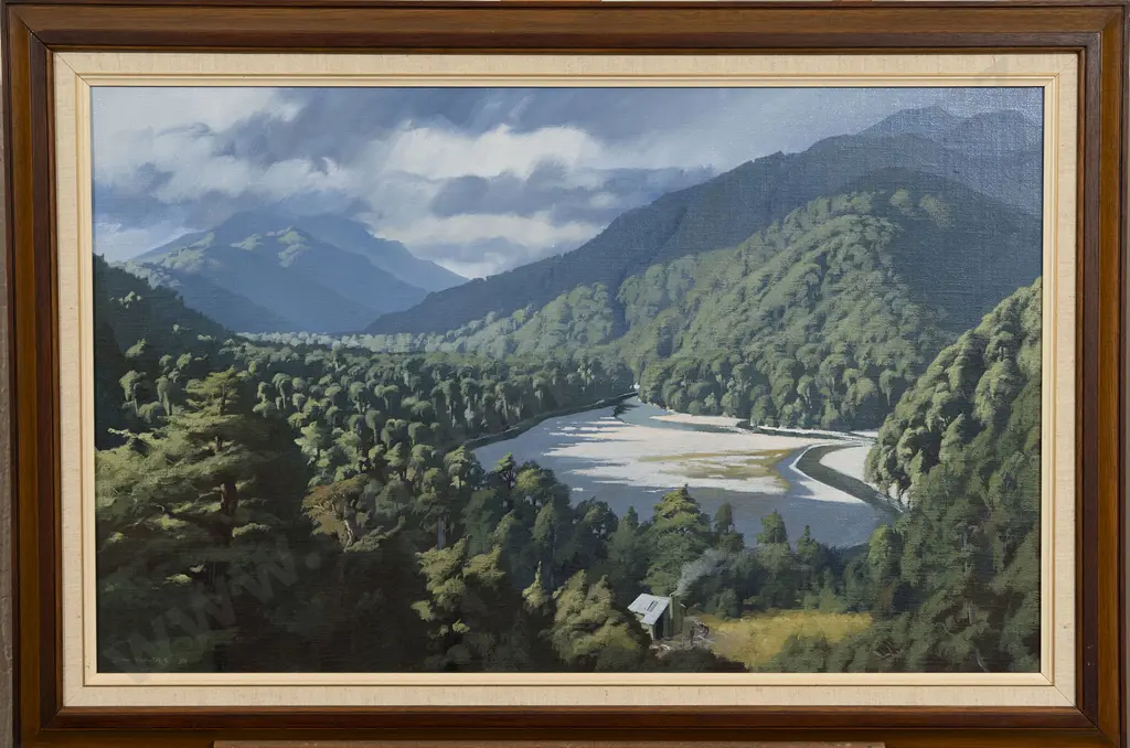 John Rundle (1933 - 2014) - Waitewaewae Hut Image 1++