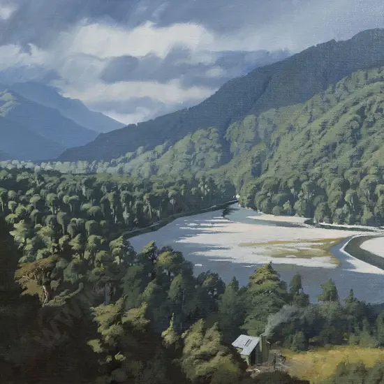 John Rundle (1933 - 2014) - Waitewaewae Hut