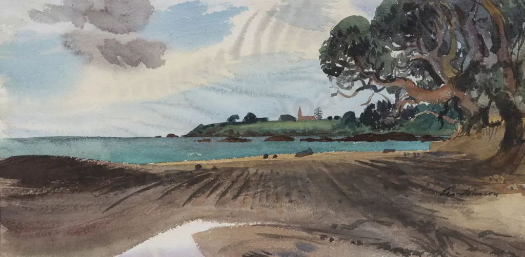 Eric Lee Johnson (1908 - 93) - Coromandel East Cape Image 1++