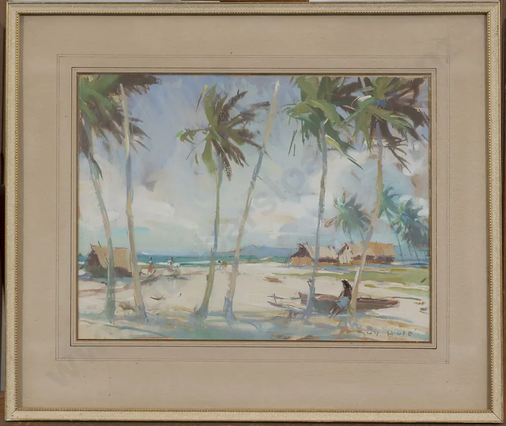 Guy Huze (b1921) - Islands Study Image 1++