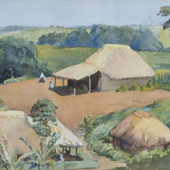 Cedric Savage (1908 - 1969) - Indian Village