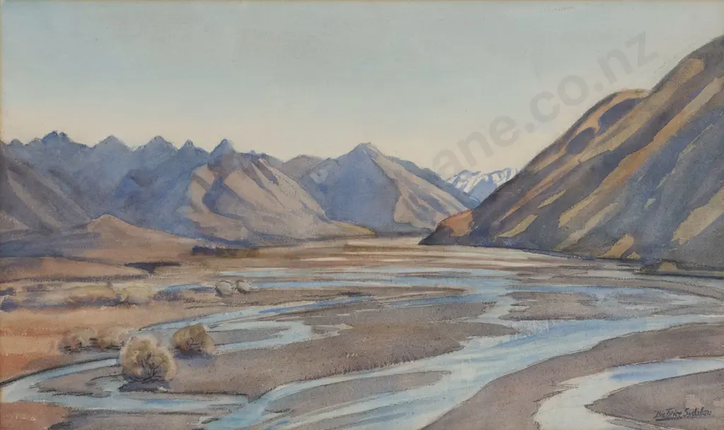 Beatrice Seddon (1889-1987) - Rangitata River Image 1++