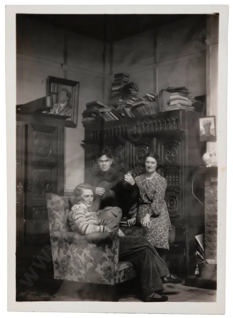 Photograph - Leo Bensemann and Rita Angus Image 1++
