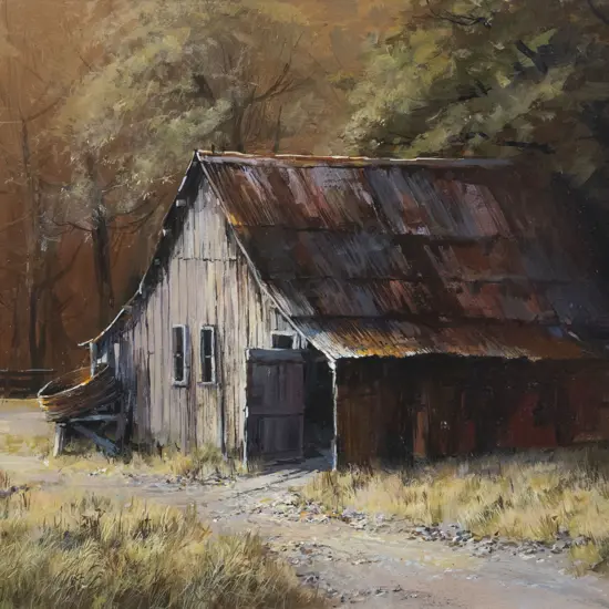 Colin Wynn (b 1950) - Motueka Barn