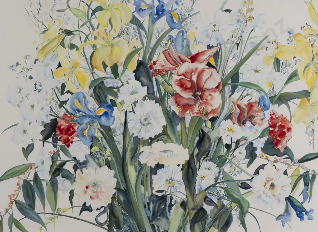 J M Henderson - Still Life with Spring Flowers Image 1++