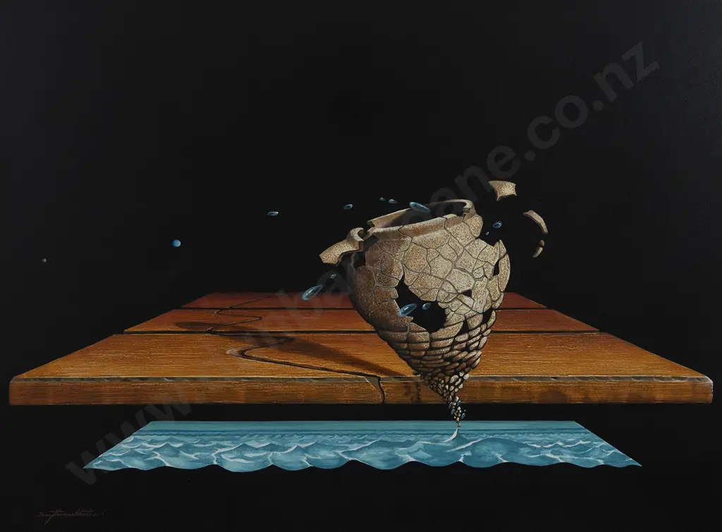 Barry Thomas Weston - The Spinning Water Jug - Table Painting Image 1++