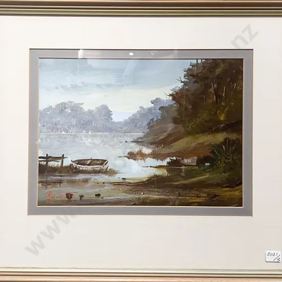 Roy Sefton - Lake Paringa Westland - Oil on Board