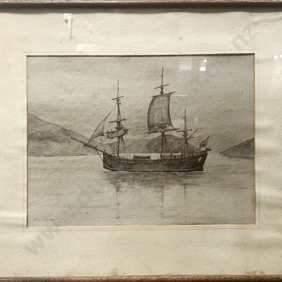 W.L. Palmer "Cook's Endeavour" Sketch
