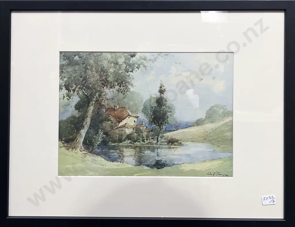 George H Downing - English Countryside Scene - Print Image 1++