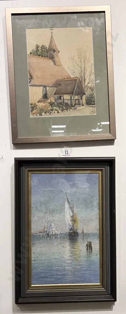 J. D. Perrett - The Pool of Venice - Pastel (With Other) Image 1++
