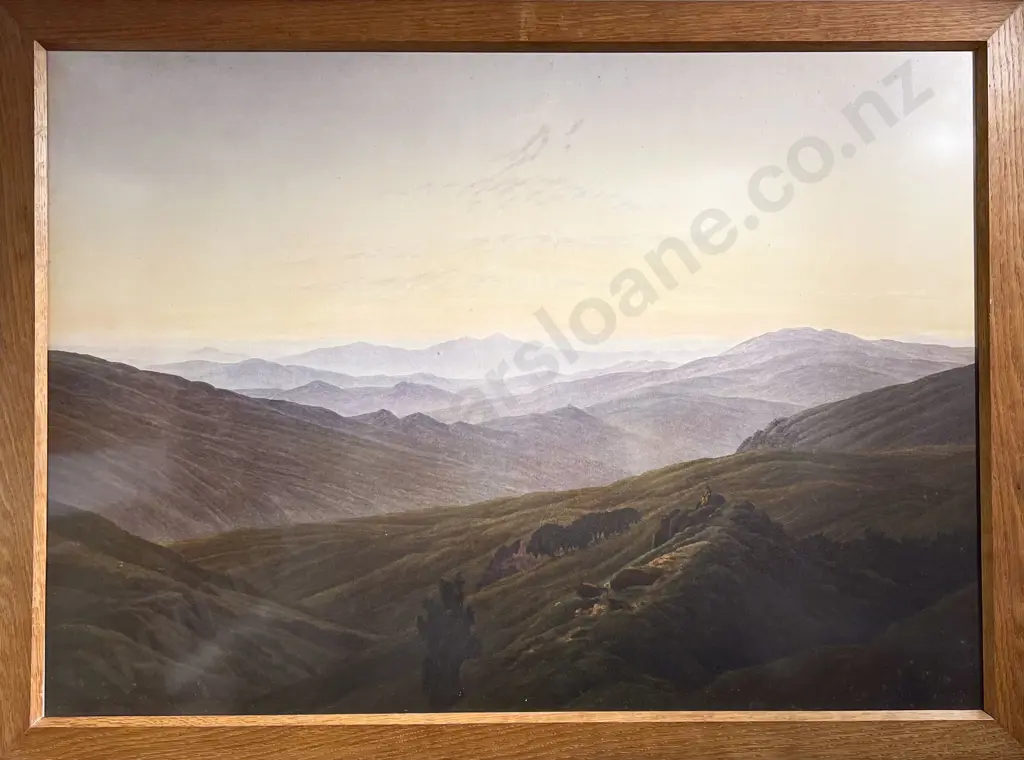 Large Reproduction Print "Hillscape" Image 1++