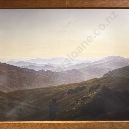 Large Reproduction Print "Hillscape"