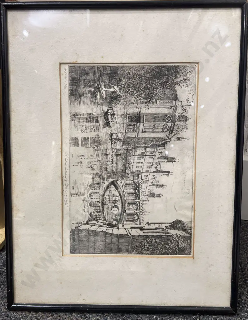 Three Architectural Studies with Landscape Image 1++