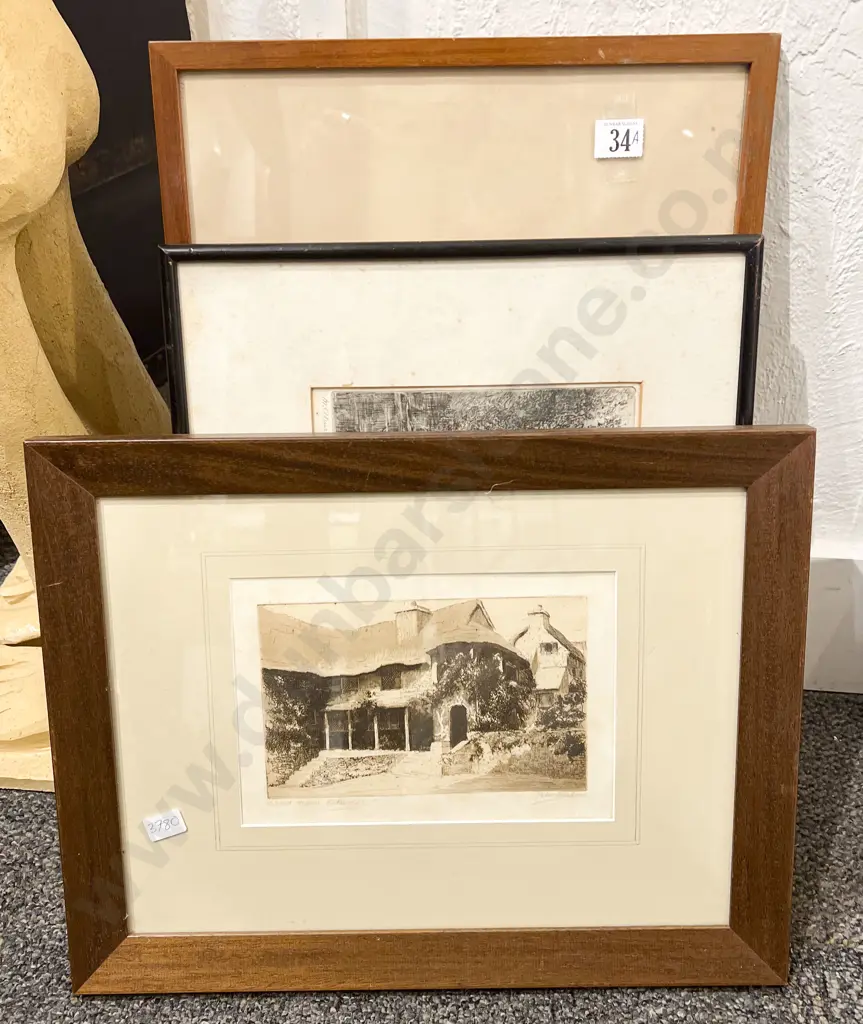 Three Architectural Studies with Landscape Image 1++