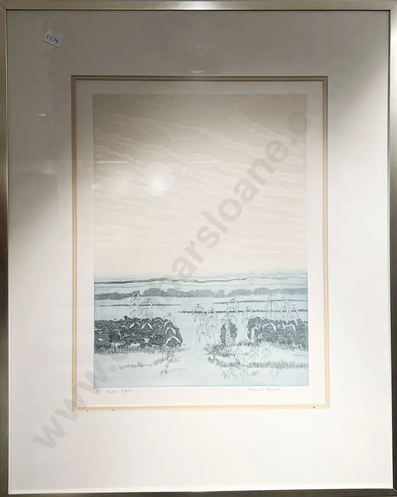 Robert Barnes "Winter Light" Signed Ltd Edition Print Image 1++