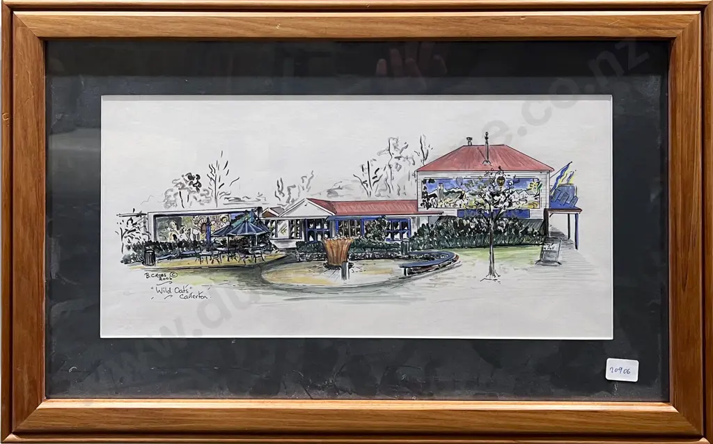 Two Framed Works including B. Cross "Wild Oats" Image 1++